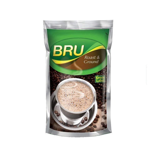 bru green label filter coffee 500g