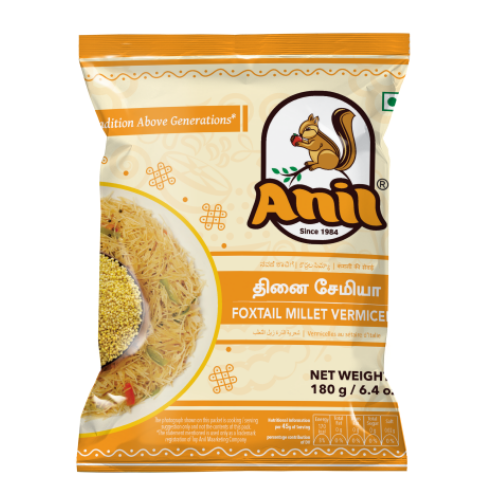 Anil Vermicelli 180G - Foxtail (Thinai) Wholesale Supplier