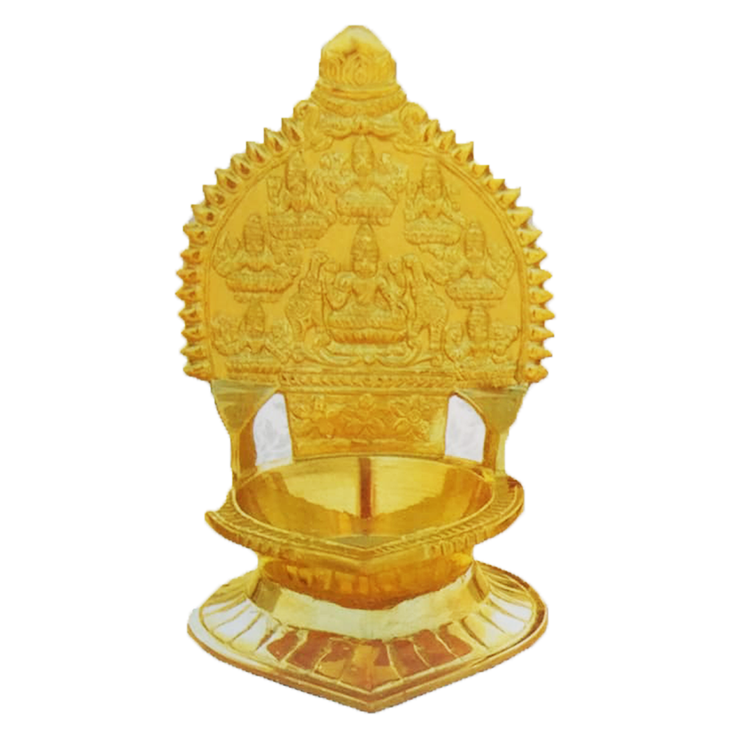 Brass Astalakshmi Vilakku - Size 4 Wholesale Seller and Distributor