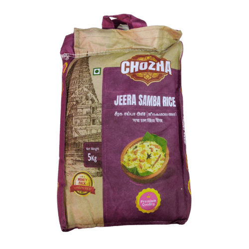 Chozha Jeeraga Samba Rice 5Kg Wholesale Seller