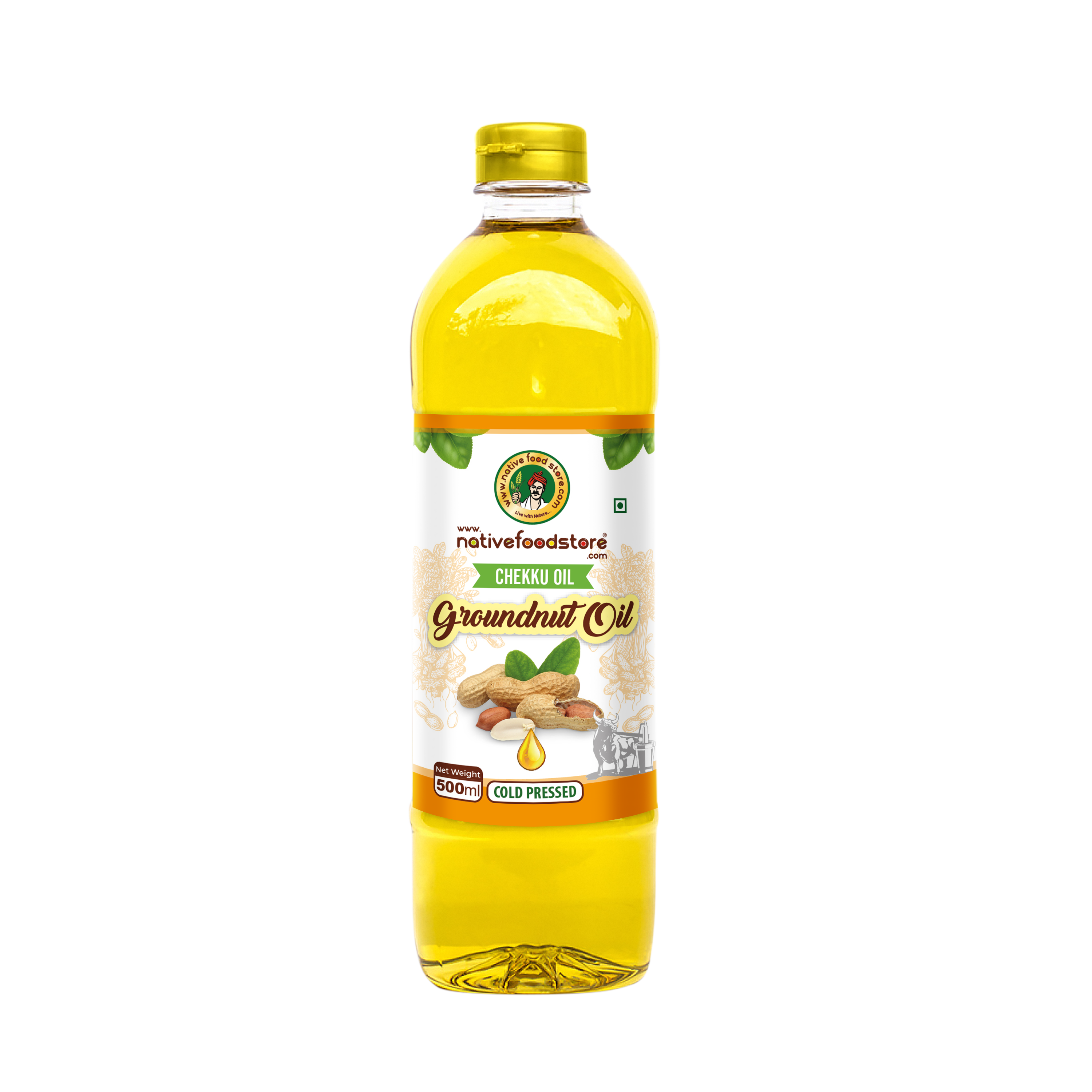 Native Food Store Cold Pressed (Marachekku) Groundnut Oil 1Ltr Wholesale Seller