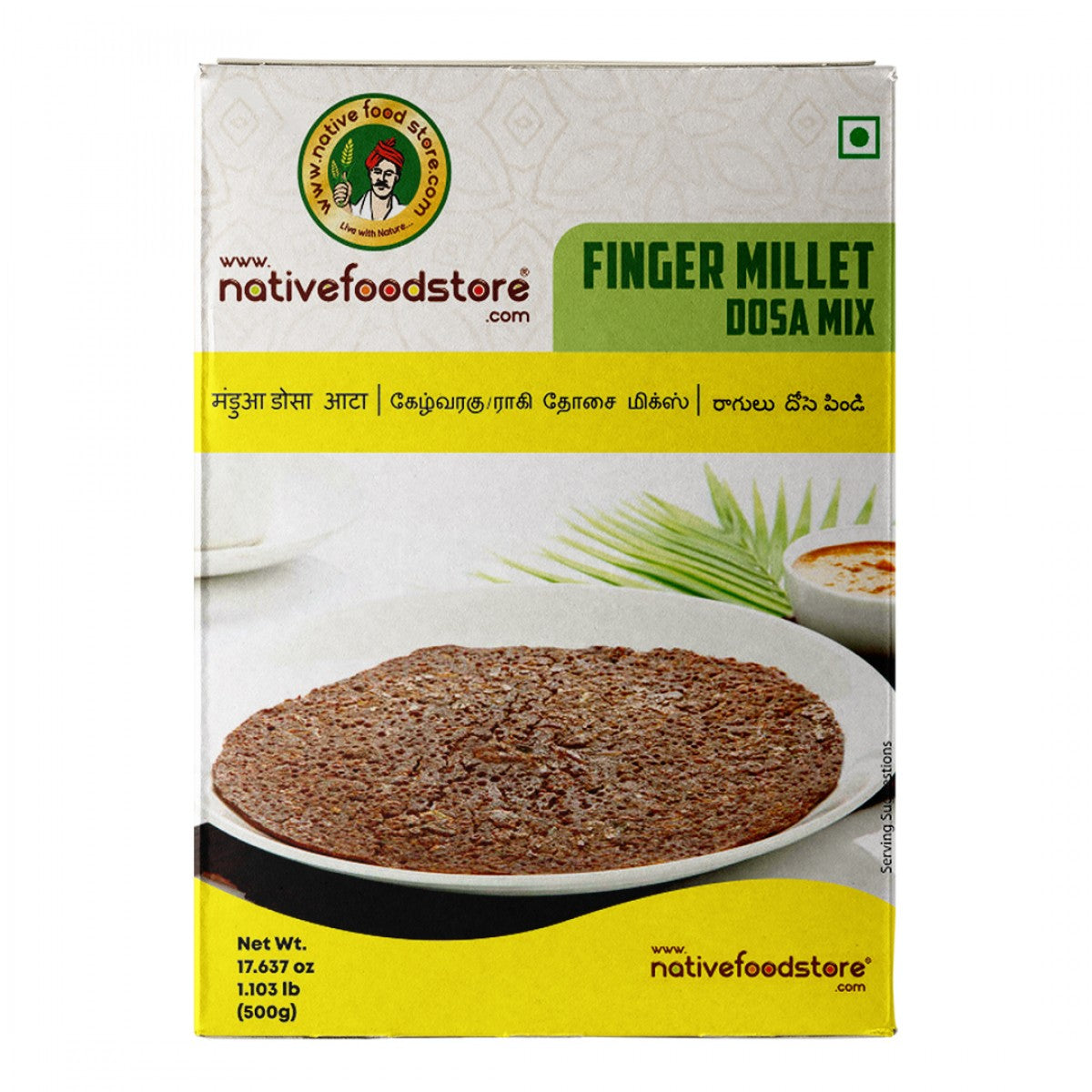 Native Food Store Millet Dosa Mix 500G - Ragi (Finger Millet) Wholesale Seller