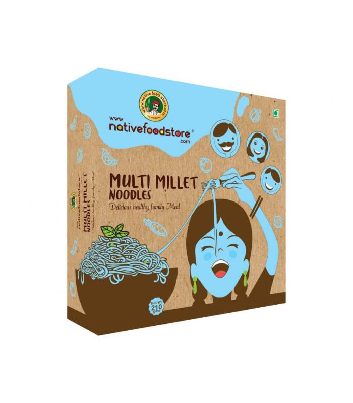 Native Food Store Millet Noodles 210G - Multi Millet Wholesale Distributor