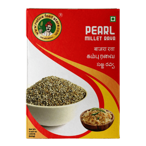 Native Food Store Millet Rava 500G - Kambu (Pearl Millet) Wholesale Distributor