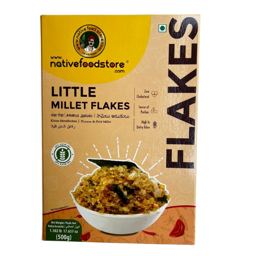 Native Food Store Millet Flakes 500G - Samai (Little Millet) Wholesale Seller