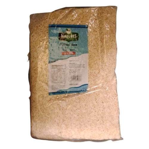 natures puffed rice 500g
