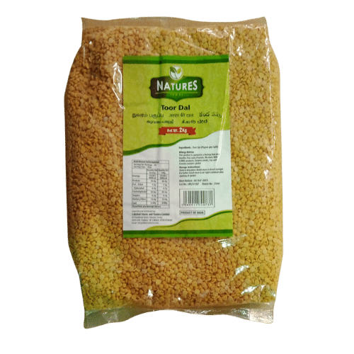 Natures Toor Dal 2Kg Wholesale Supplier and Distributor