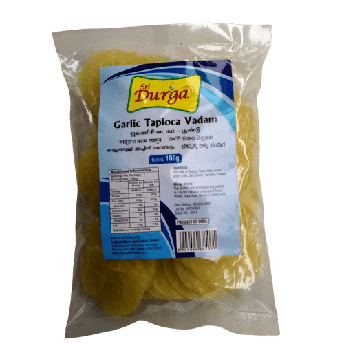 sri durga garlic tapioca vadagam 100g