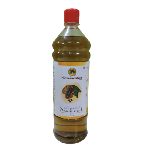 Native Food Store Cold Pressed (Marachekku) Sesame Oil - Gingelly 1Ltr Wholesale Seller
