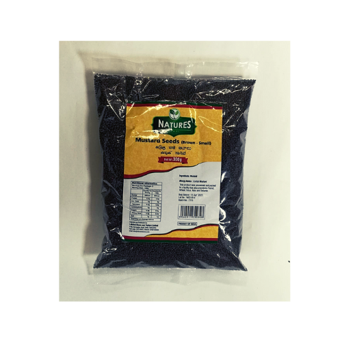 natures mustard seeds (brown) 300g