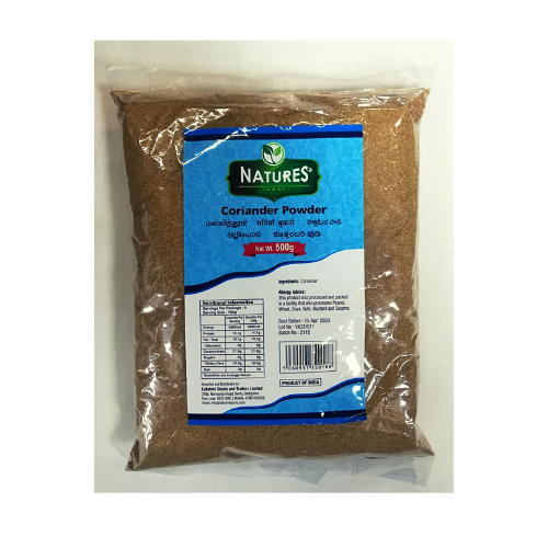Natures Coriander Powder 500G Wholesale Dealer